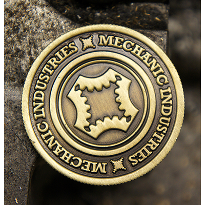 Half Dollar Coin (Bronze) by Mechanic Industries - Trick