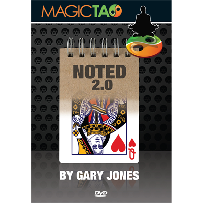 Noted 2.0 Blue (DVD and Gimmick) by Gary Jones and Magic Tao - D