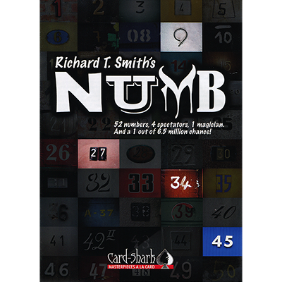 Richard T. Smith's NUMB (Poker Size Red) by Card-Shark