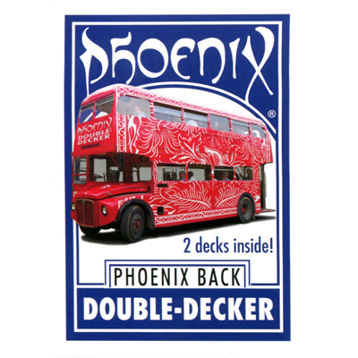 Phoenix Double Decker Two Way (Blue) by Card-Shark - Trick