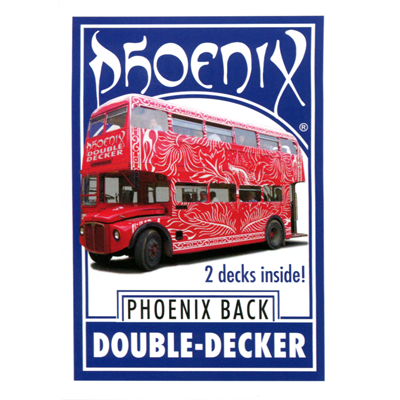Phoenix Double Decker One Way (Blue) by Card-Shark - Trick Phoenix Double Decker One Way (Blue) by Card-Shark - Trick