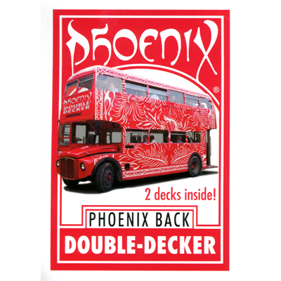 Phoenix Double Decker One Way (Red) by Card-Shark - Trick