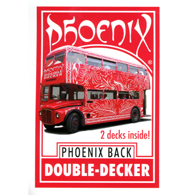 Phoenix Double Decker One Way (Red) by Card-Shark - Trick Phoenix Double Decker One Way (Red) by Card-Shark - Trick