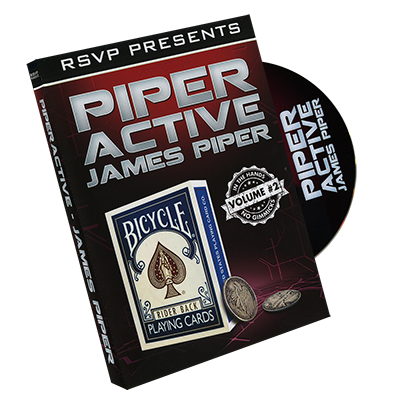 Piperactive Vol 2 by James Piper and RSVP Magic - DVD
