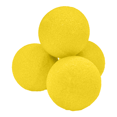 Ultra Soft (1.5 Inch, Yellow, 4 Balls) by Goshman