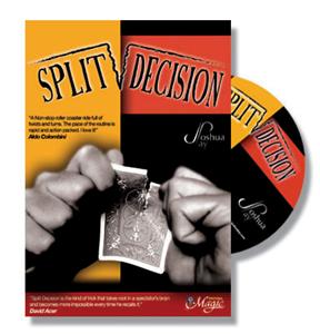 Split Decision With DVD By Joshua Jay