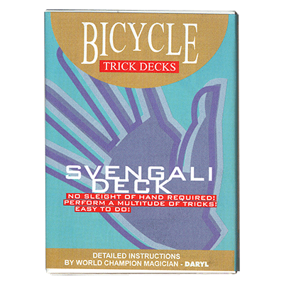 Svengali Deck Bicycle Mandolin (Blue) - Trick