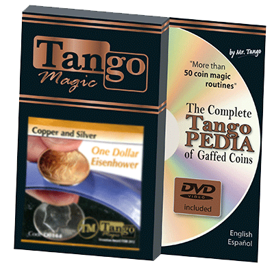 Eisenhower Copper and Silver (w/DVD) (D0144) by Tango - Tricks