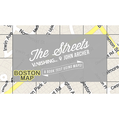 The Streets (Boston Map) by John Archer and Vanishing Inc. - Tri