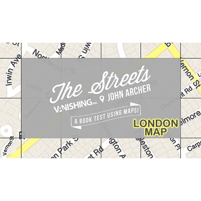 The Streets (London Map) by John Archer and Vanishing Inc. - Tri
