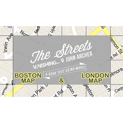 The Streets Set (Boston and London Map) by John Archer and Vanis