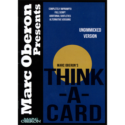 Thinka-Card (ungimmicked version) by Marc Oberon - Trick