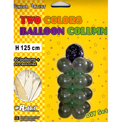 Two Colored Balloon Column by Will Roya - Trick Two Colored Balloon Column by Will Roya - Trick