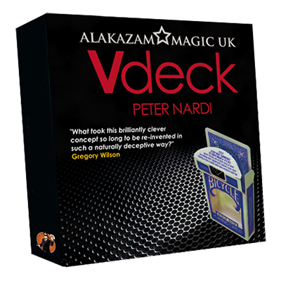 V Deck Blue (with DVD and Gimmick) by Peter Nardi - Trick