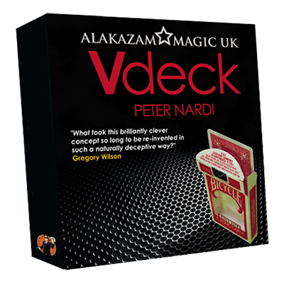 V Deck Red (with DVD and Gimmick) by Peter Nardi - Trick