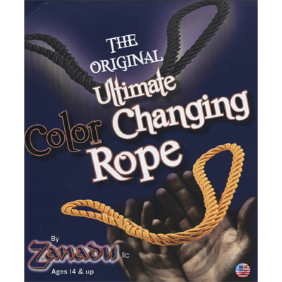 Amazing Color Changing Rope (Black/Yellow) by Zanadu - Trick - Click Image to Close